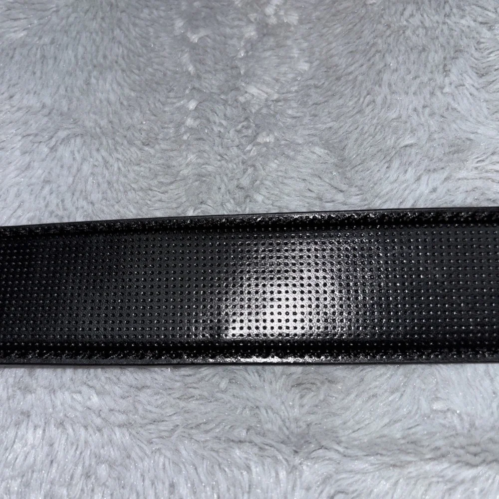 Steve Madden Reversible Black/Brown Imitation Textured Leather Belt Size 30-32